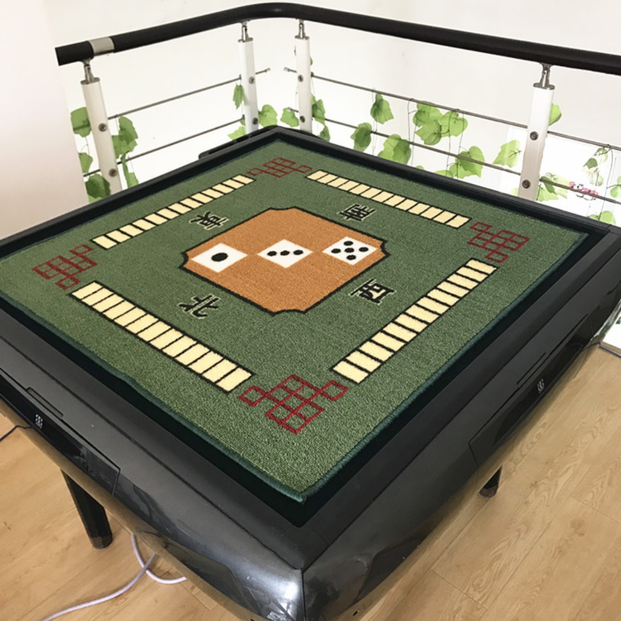 Mahjong khăn trải bàn vuông dày giảm thanh chống trượt Mahjong vải Mahjong chăn còng tay Mahjong khăn trải bàn - Các lớp học Mạt chược / Cờ vua / giáo dục bộ cờ vua nam châm