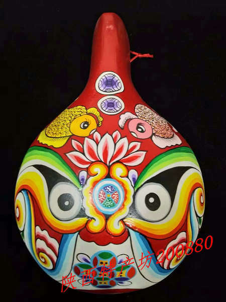 Shaanxi Folk Pure Handicraft Featured Hotel Hang Accessories of Wealth Rolling Rolling Treasure of Chicken Pineal and Spoon Face Spectrum