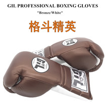  GIL boxing gloves Boxing gloves Adult competition training handmade leather Mexican Muay Thai fighting fighting gloves