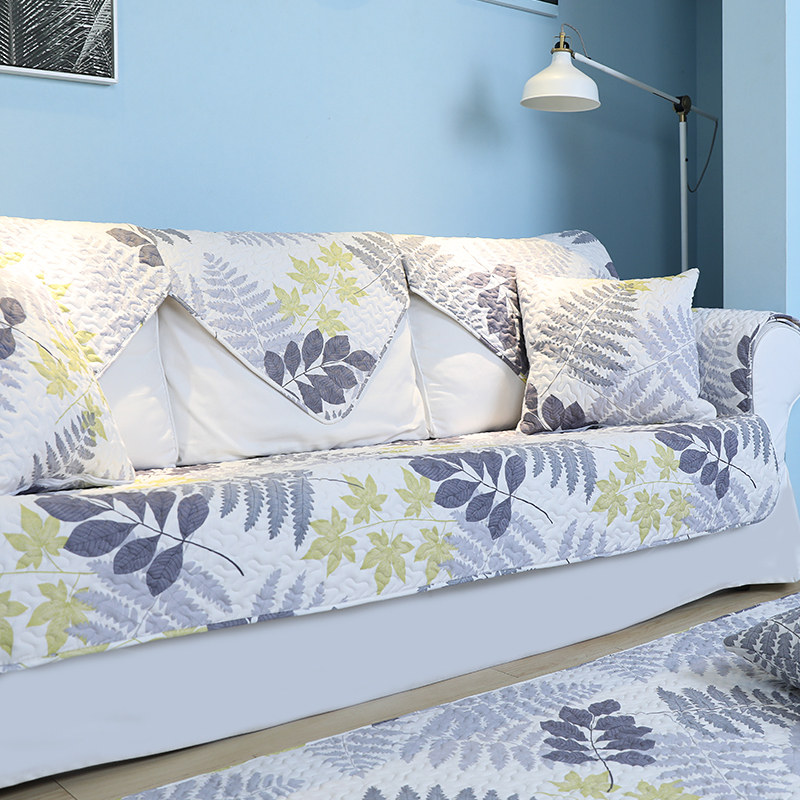 Full cotton sofa cushion cloth art cushion non-slip living-room Four seasons universal sofa cover backrest towels with all-bag Guido-Taobao