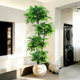 Happy tree simulated green plant high-end living room decoration floor-standing ornaments indoor large potted artificial tree bionic plant