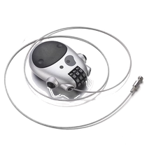 Mini retractable wire rope combination lock travel anti-theft safety lock fitness bike lock extended wire cable padlock
