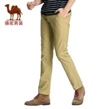 Camel/骆驼 Весенние модные мягкие штаны, средняя посадка, облегающий крой