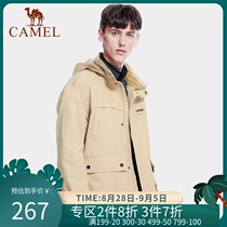  Camel outdoor single-layer stormtrooper jacket mens windproof and waterproof tooling jacket casual trend wild mountaineering clothing men