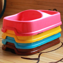Non-slip Pet Bowl candy color cat bowl dog bowl double bowl cat food basin water basin pet water bowl cat supplies