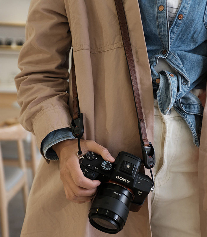 JX original camera quick release holding baby bag snap shoulder strap crossbody lanyard Genuine leather a7m3 Fuji XS10XT4XT30 R6