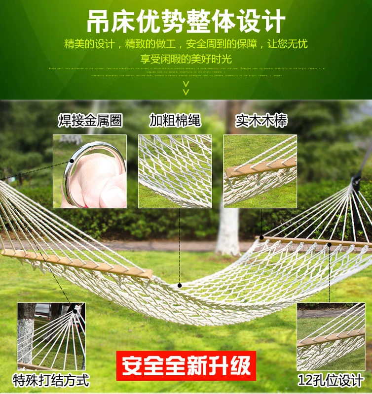 bếp dã ngoại coleman Võng ngoài trời xích đu hộ gia đình trong nhà đơn đôi người lớn ký túc xá lưới thanh gỗ võng chống rollover bếp ga du lịch mini gấp gọn bếp cồn du lịch