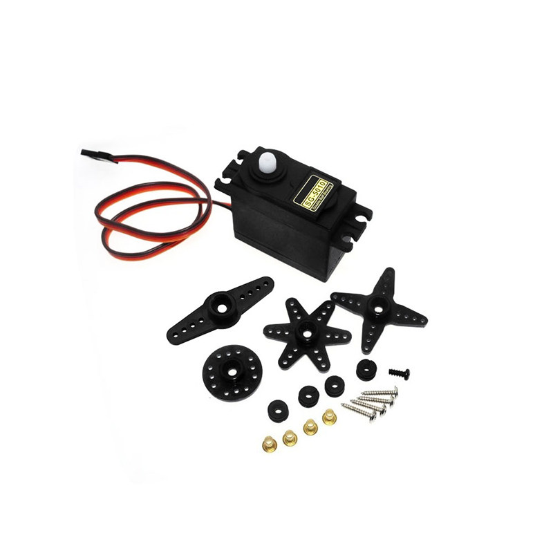 SG5010 360度连续旋转金属舵机配件机器人DIY创客适用arduino开发