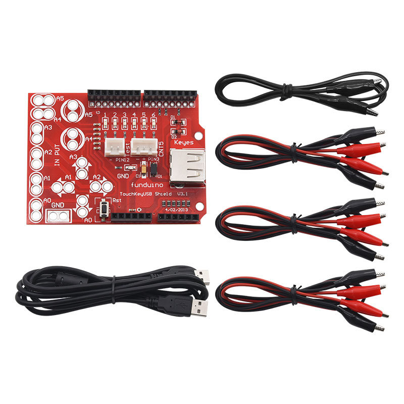 Touch key USB Board模拟触摸键盘套装电子基础学习适用于arduino