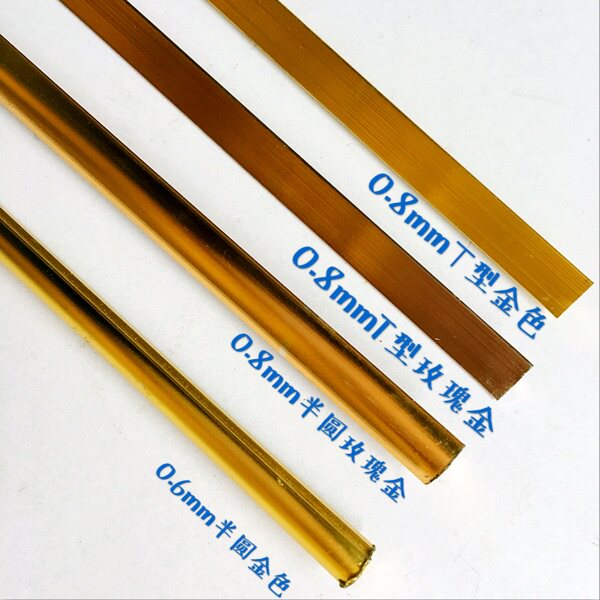 T-bar aluminum alloy TV background decorative strip UV board special closing pressure strip furniture decoration caulking strip