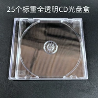 25 метки тяжелых сингл -прозрачных компакт -дисков