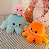 Маленькая милая двусторонная кукла для рыбалки, плюшевая игрушка, осьминог, подарок на день рождения