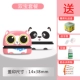 Shuangbao Set (Cat+Panda) Отправьте пакет подарочного пакета, чтобы отметить название ребенка