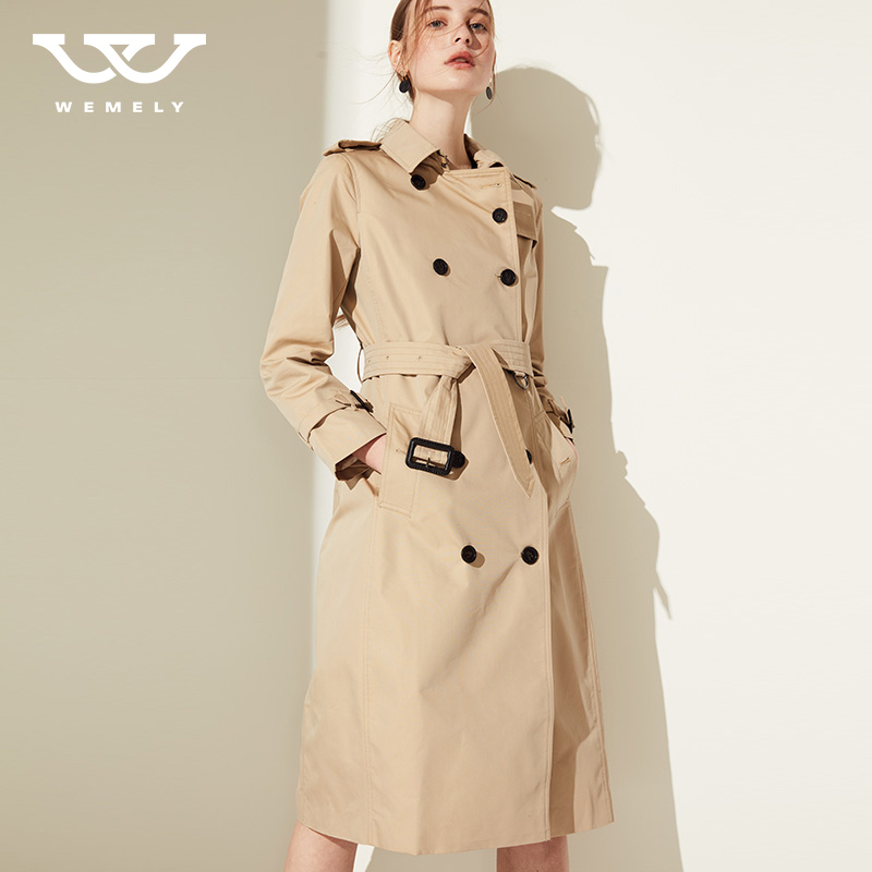 Trench pour femme WEMELY    en Polyester - Ref 3227184 Image 2