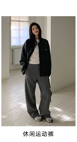 Кожаная куртка 左边女装立领机车皮衣外套2024春装新款复古做旧皮夹克 男女同款 ILEFT