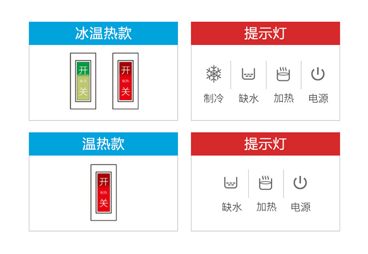 Bình nước Jinzheng dưới xô là bình nóng lạnh gia dụng nóng lạnh tự động đa chức năng thanh trà nóng mới - Nước quả giá máy lọc nước nóng lạnh