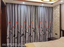 Royal brocade * heavy silk wind lotus tour moon thin Chinese Zen lotus pattern embroidery luxury Lotus Wall cloth