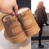 Women's Snow Boots Winter 2025 New Style Fleece-Lined Thickened Warm Cotton Shoes Women's Snow Cotton Non-Slip Women's Shoes