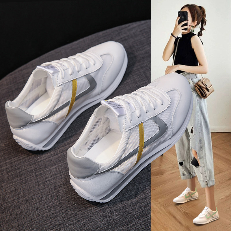 Small white shoes woman 2022 new summer 100 lap breathable thin net face mesh shoes Agan shoes shoes sneakers women shoes