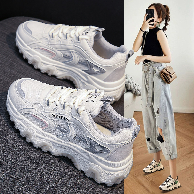 Dad shoes women's ins tide 2021 new shoes spring autumn summer breathable sports casual explosion style super hot women's shoes