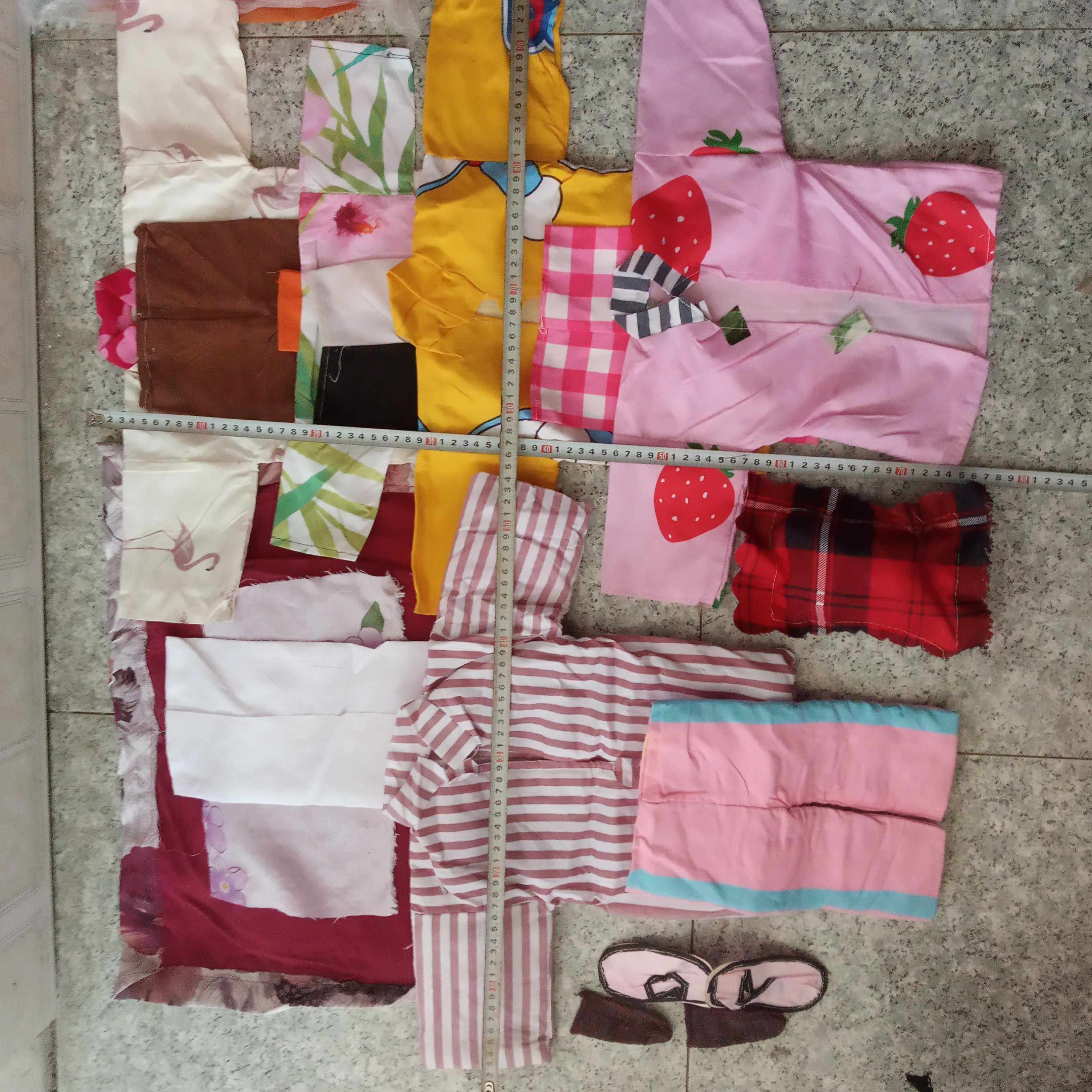 All-cotton set of 15 pieces of sacrificial meditation cold coat