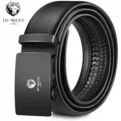 Men's belt automatic buckle belt business Youth soft leather belt students Korean leisure middle-aged belt