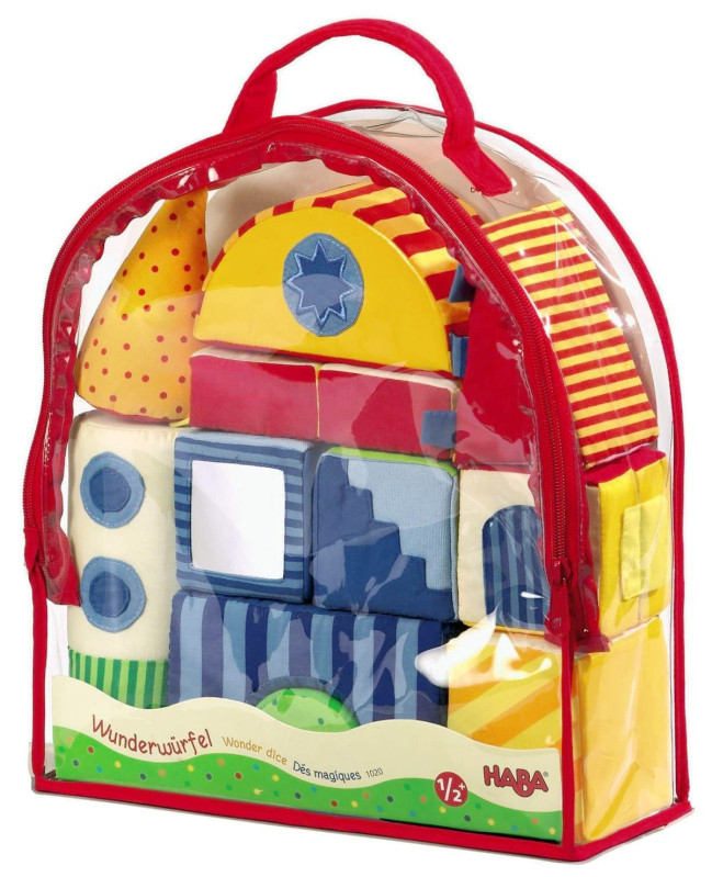 German big-name children's educational class grasping early education toys teaching aids to develop intelligence color castle fabric building blocks