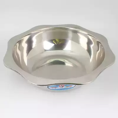 Thickened stainless steel hot pot Hot pot pot octagonal basin Sun basin gridless hot pot Soup pot Electric hot pot