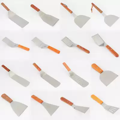 Cooking shovel Teppanyaki stainless steel onion cake shovel Steak steak shovel Pizza frying shovel Barbecue shovel Pancake pressure shovel