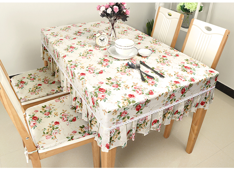 Bảng vải không thấm nước bàn cà phê vải hình chữ nhật khăn trải bàn bộ bàn cotton và vải lanh khăn trải bàn vải nhỏ tươi khăn trải bàn bàn cà phê bộ khăn trải bàn bằng nhựa