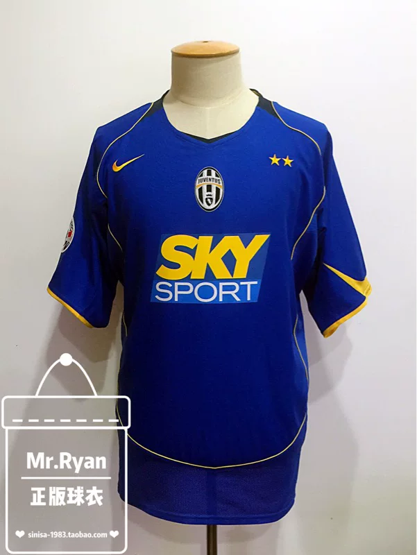 04-05 Juventus Lami Blue Jersey No. 10 Piero/11 Neidwide