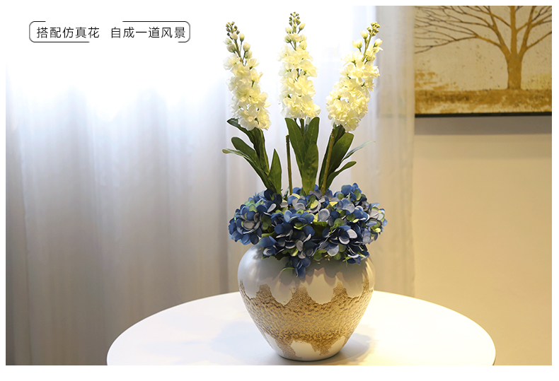 Creative jingdezhen ceramic vase furnishing articles of the sitting room TV ark, wine arranging flowers, flower implement home outfit decoration