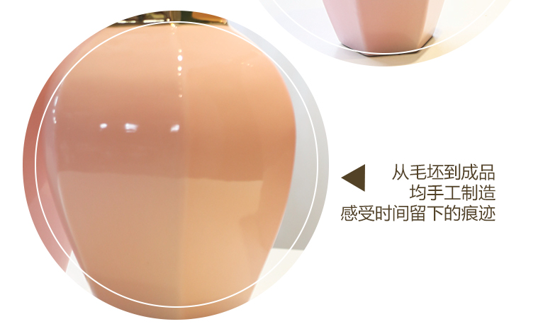 Jingdezhen ceramic vases, the sitting room porch TV ark edge ark of what adornment flowers simulation flower flower gold furnishing articles