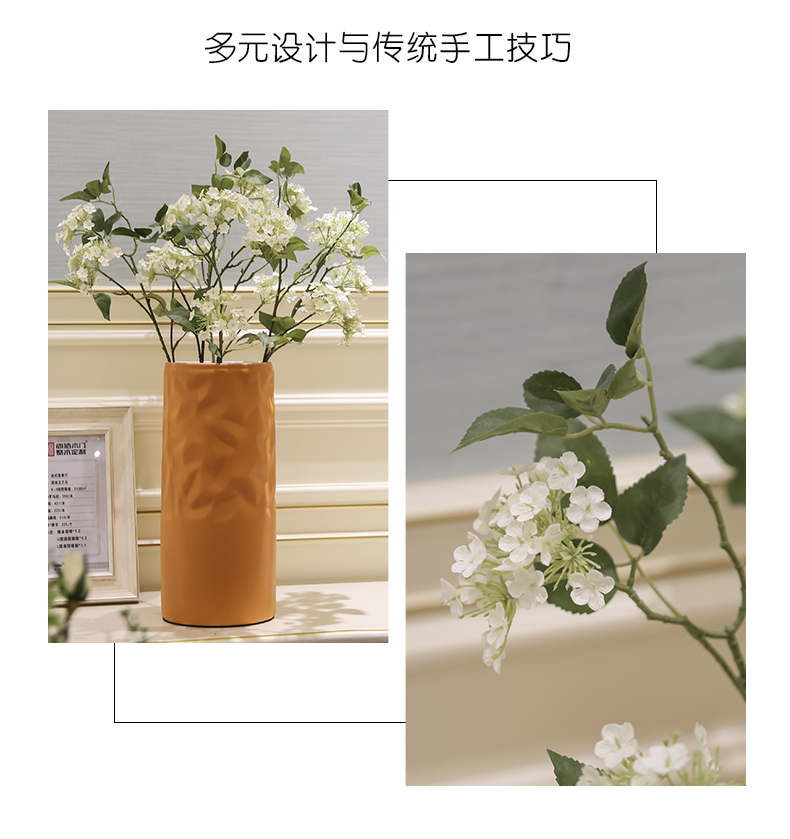 Jingdezhen I and contracted Europe type ceramic vase furnishing articles dry flower vases, flower arranging, TV ark place decoration