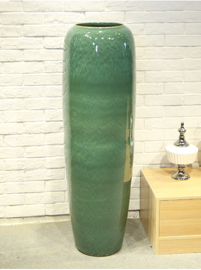 Jingdezhen new Chinese style club house sitting room of large vase ceramic flower, flower restaurant adornment is placed between the example