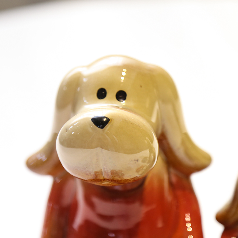 Creative home furnishing articles birthday present small animal ceramic home decorations desk children room table decoration