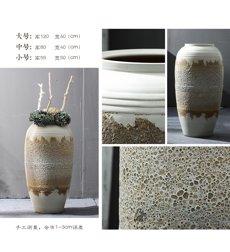 Jingdezhen ancient ceramic vase planting fake flowers restore ancient ways the simulation sitting room ground zen decorative flower decoration furnishing articles