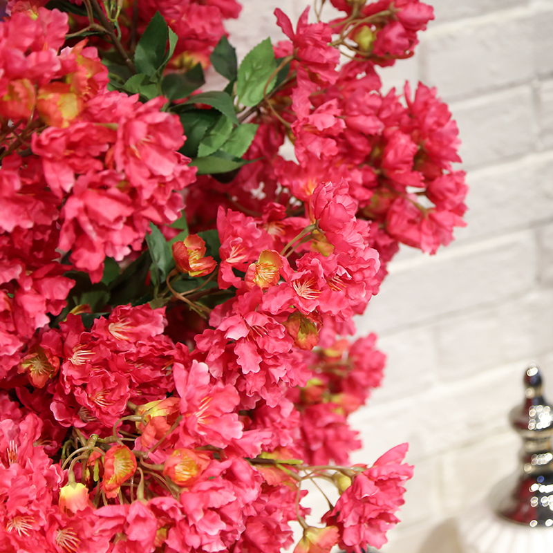 Jingdezhen new Chinese style club house sitting room of large vase ceramic flower, flower restaurant adornment is placed between the example