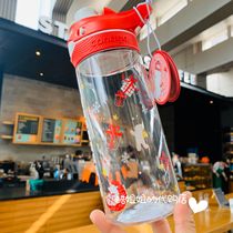 Starbucks 2019 Christmas Gift Red Gingerbread contigo Lock Drink Portable Kettle Cup