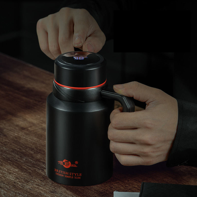 智能显温不锈钢办公保温杯大容量