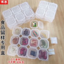 Bohui food sample box hotel kindergarten school canteen food sampling box food sampling box