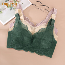 Dai Gehua underwear big chest small summer thin full cup women without steel ring gathering adjustment type bra