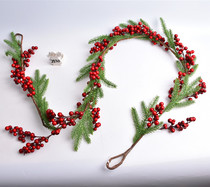 Christmas decorations Christmas decorations Rattan Christmas tree cuttings Christmas window hangers shopping mall hotel ornaments