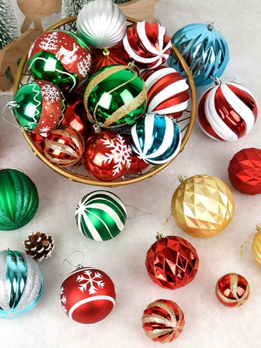 Окрашенное пластиковое украшение, 6-12см