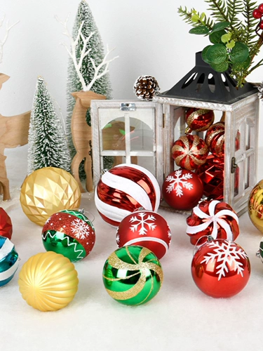 Окрашенное пластиковое украшение, 6-12см