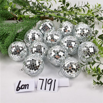 Christmas Decorations Supplies 4-8CM Mirror Ball Hanging Accessories Christmas Tree Mall Shop Window Scene Arrangement Mirror Ball Pendant
