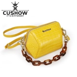 Оригинальная кожаная маленькая универсальная небольшая сумка, сумка на одно плечо, крокодиловый принт, из натуральной кожи