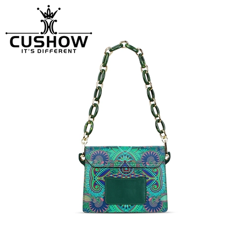 Модная кожаная портативная универсальная сумка на одно плечо, в западном стиле, из натуральной кожи