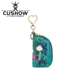 Небольшая дизайнерская кожаная ключница, маленький брелок, сумка-органайзер, новая коллекция, из натуральной кожи