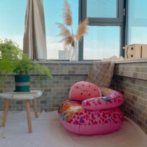 Special clearance-Baby learning seat Childrens inflatable small sofa Baby music chair Portable dining chair bath stool